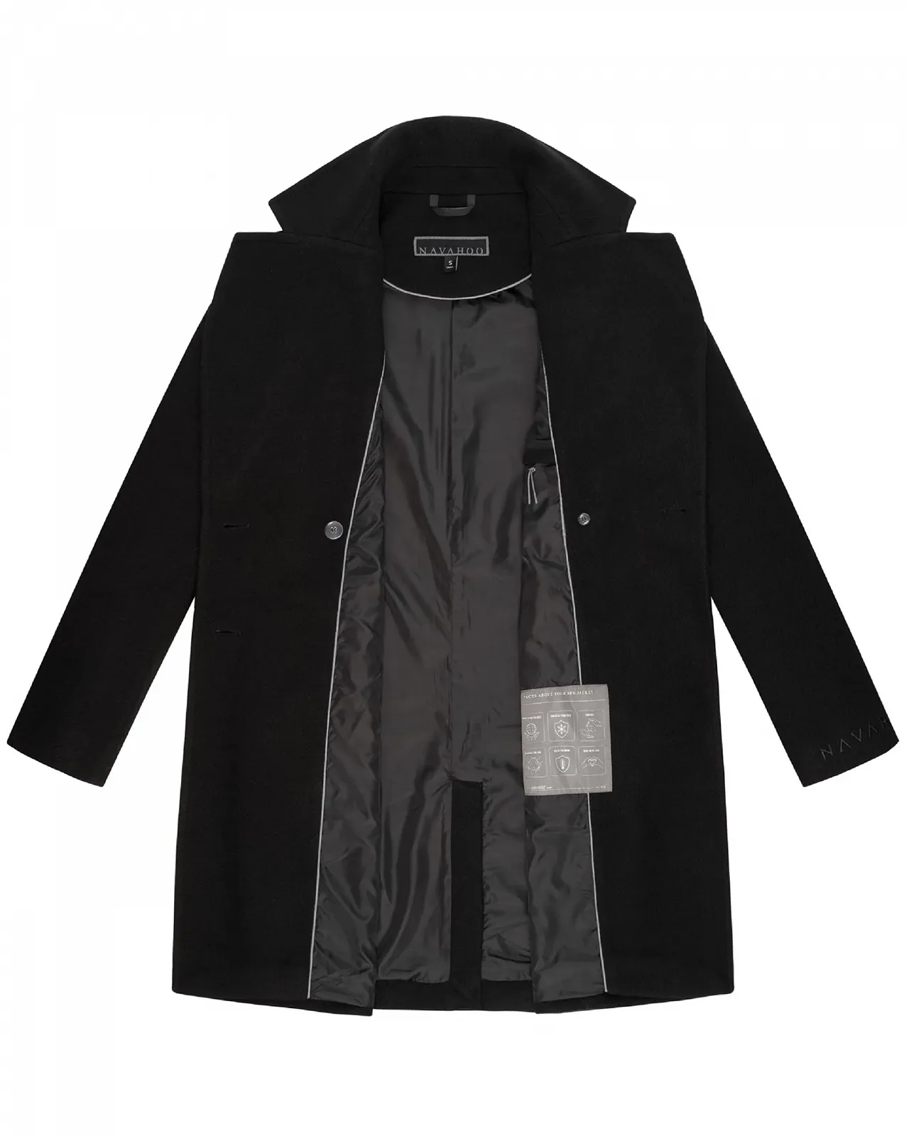 Тренч Navahoo Frost Jewel Женский Длинный Классический Вид Шерсти, фото №4 Тренч Navahoo Frost Jewel Женский Длинный Классический Вид Шерсти, фото №4