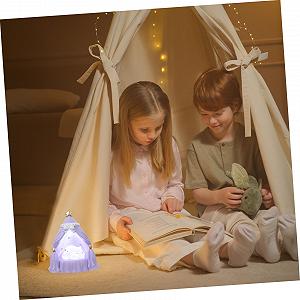 Лампа Housoutil Cat Night Light LED изменение цвета лиловая synthetic.ua - Фото 1