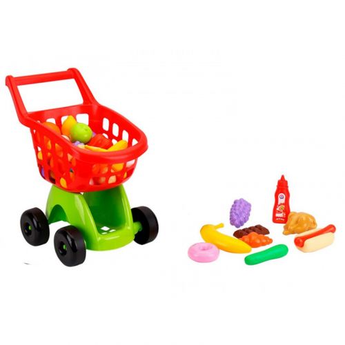 Тележка для супермаркета с набором продуктов [tsi194559-TSI], фото №2