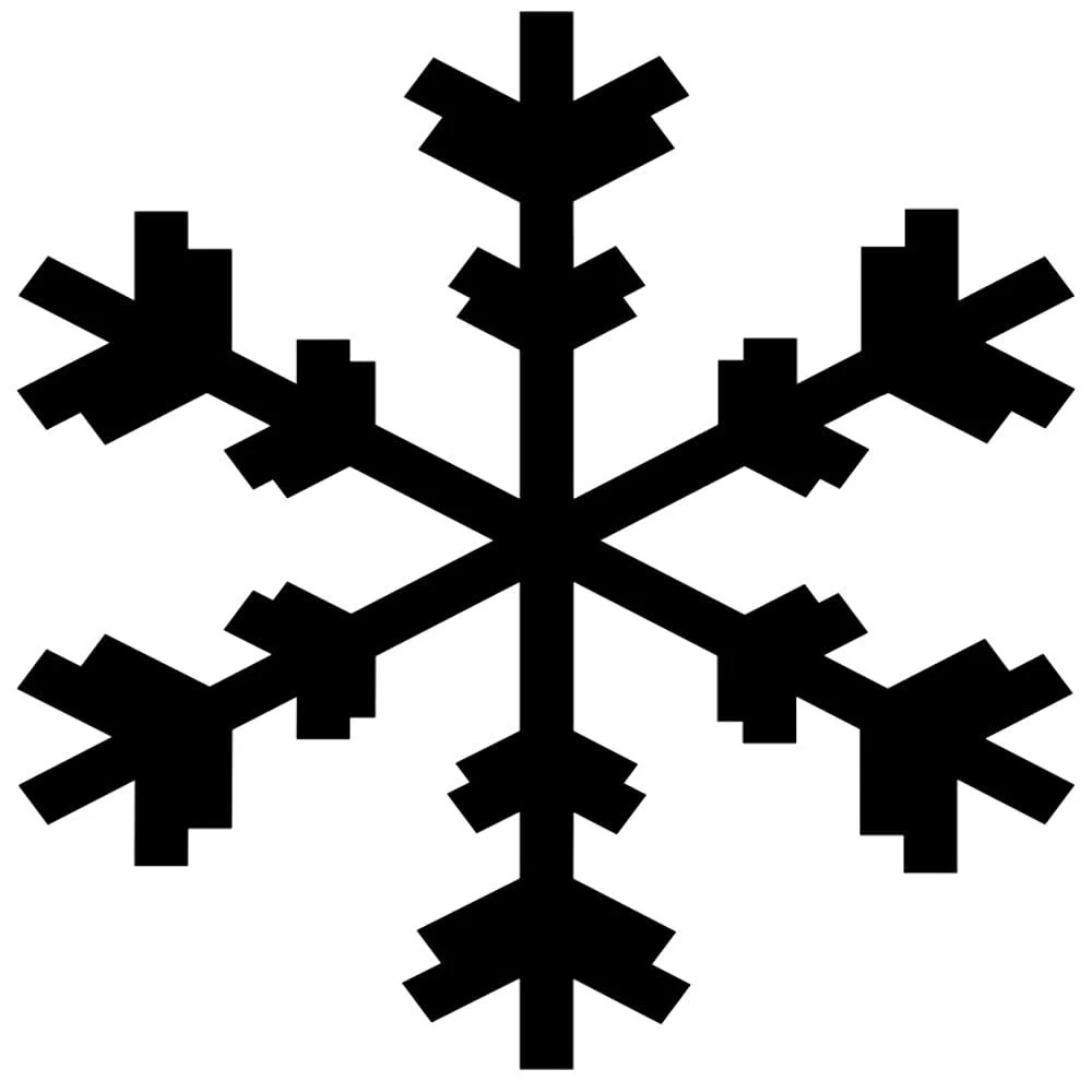 Наклейка на стену Ice Crystal 4 25 x 25 см Белая, фото №5