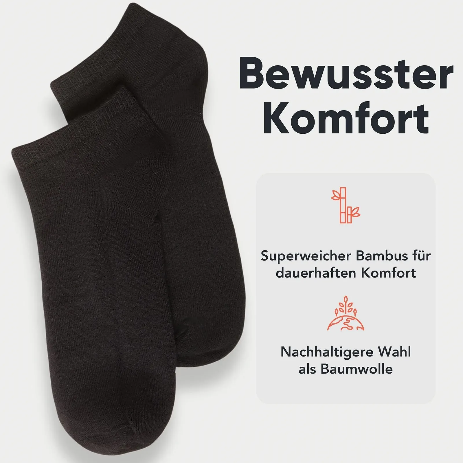 Носки-следки FM London Bamboo для женщин, 6 пар, фото №2