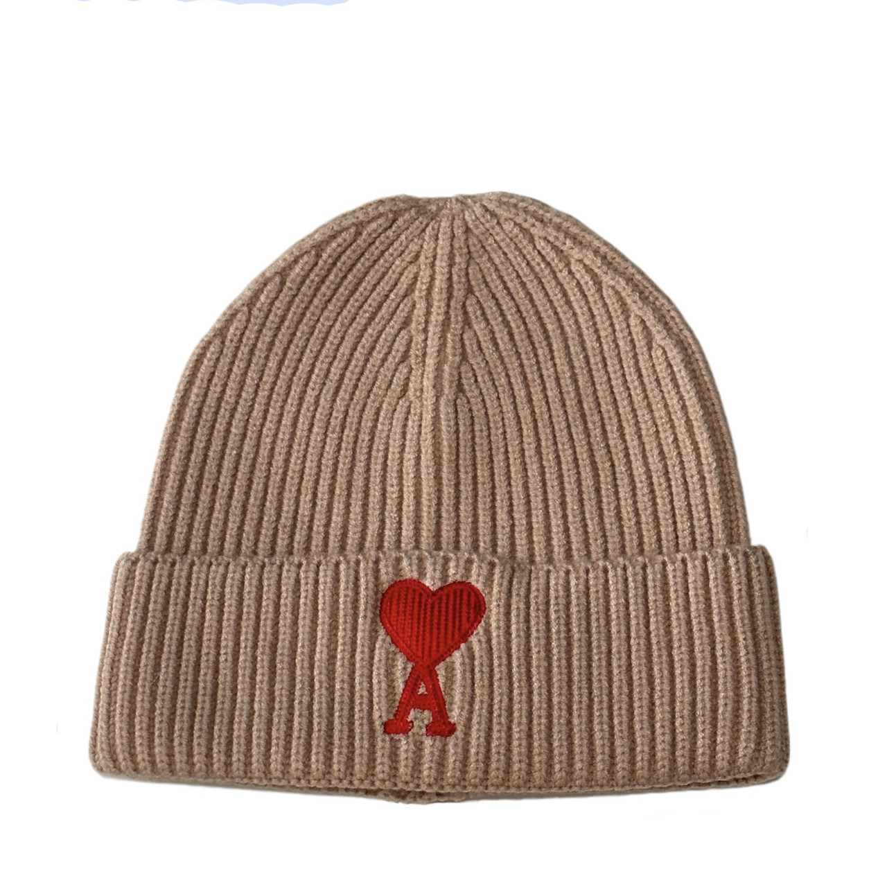 Женская шапка Ami Paris Коричневая, фото №1