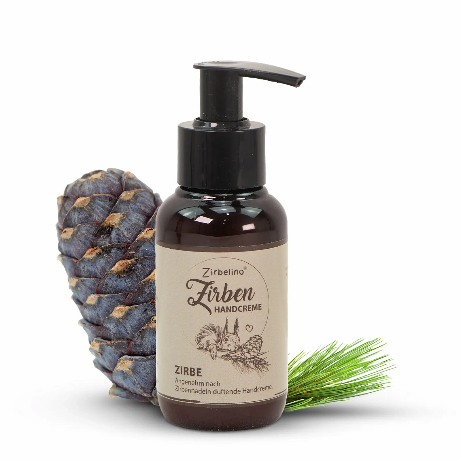 Крем для рук ZirbenHand Увлажняющий с дозатором 100 мл, фото №3