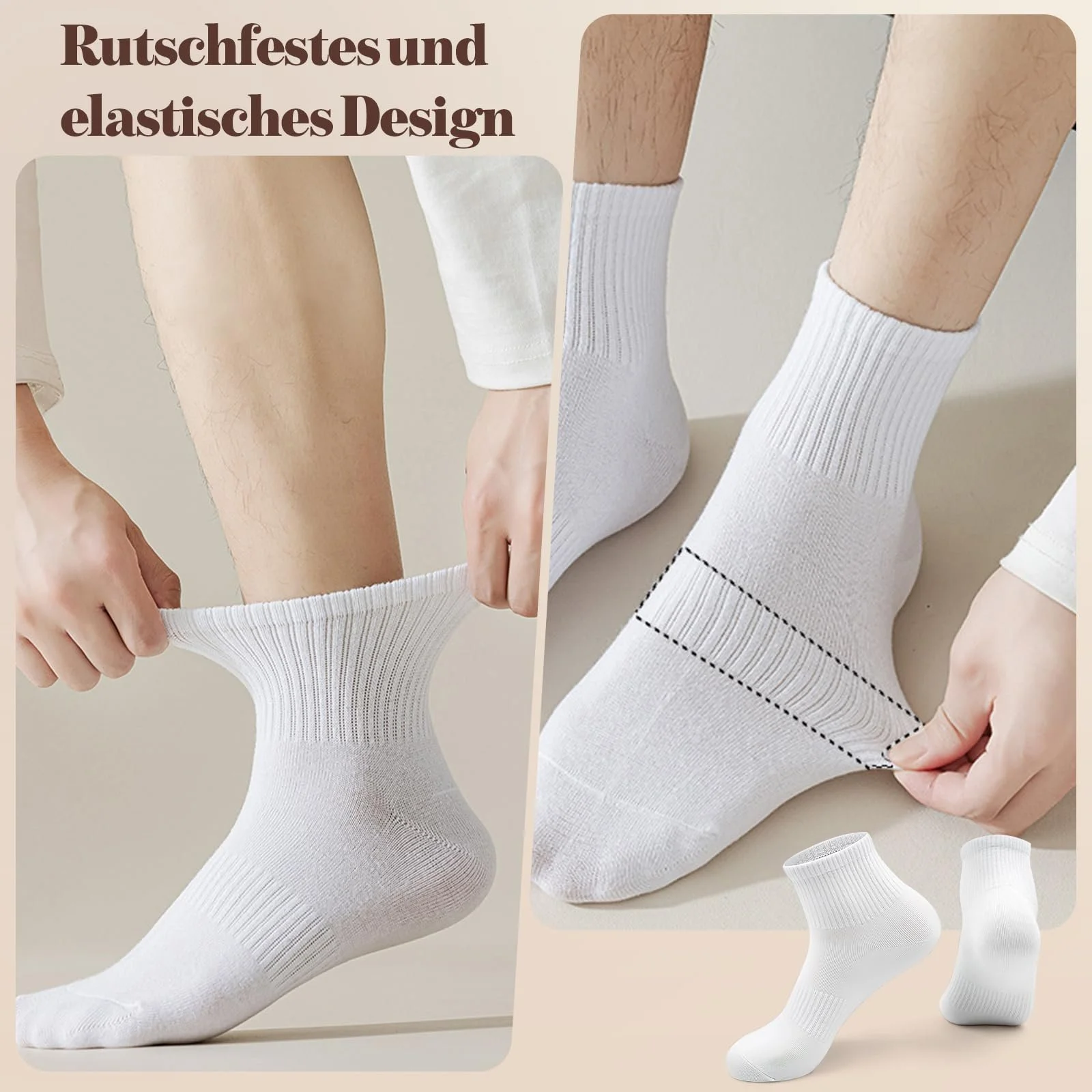 Шкарпетки Solivive Бавовняні Білі (Унісекс), фото №5
