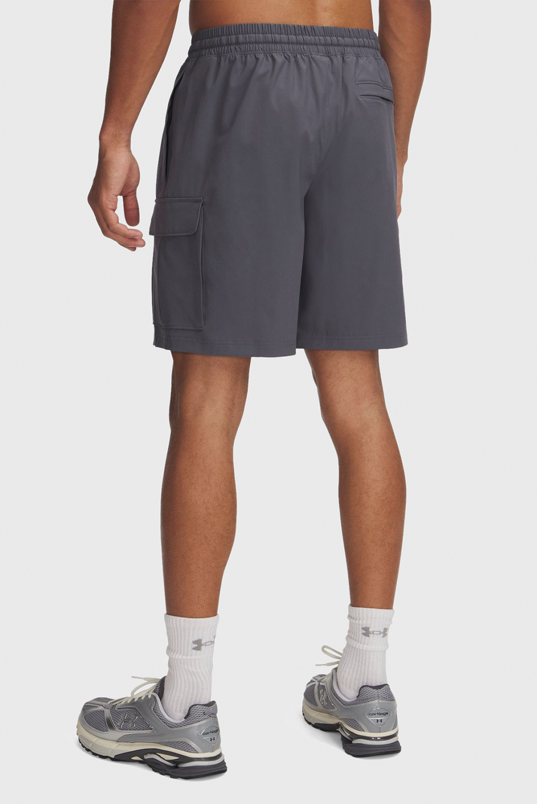 Шорти UA Vibe Woven Cargo Short 1386560-025 Under Armour Сірий L, фото №2