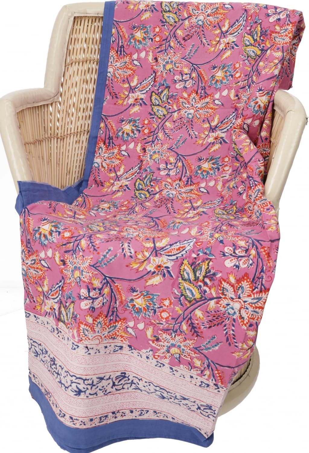 Покрывало на кровать GURU SHOP Блок-принт Design 7, Хлопок, Размер: Одинарный 150 x 200 см, фото №3 Покрывало на кровать GURU SHOP Блок-принт Design 7, Хлопок, Размер: Одинарный 150 x 200 см, фото №3