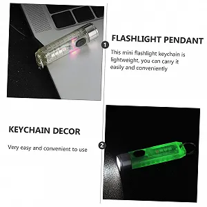 Фонарик LIFKOME LED USB Перезаряжаемый Мини Брелок Сильная Яркость Компактный и Прочный для Кемпинга Пешего Туризма и Использования на Открытом Воздухе synthetic.ua - Фото 1