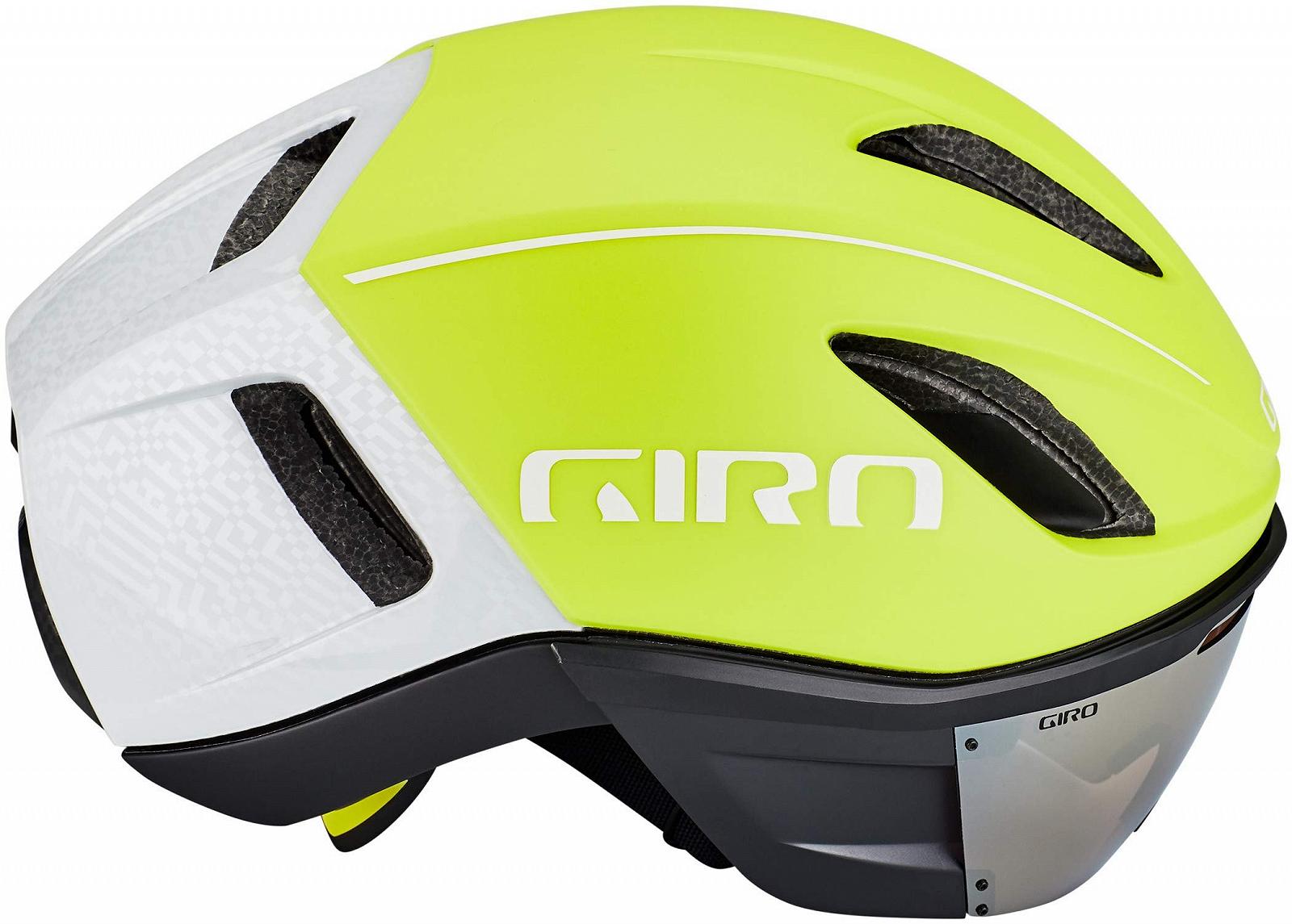 Шлем для триатлона Giro Vanquish MIPS 2019, желтый / белый, фото №4