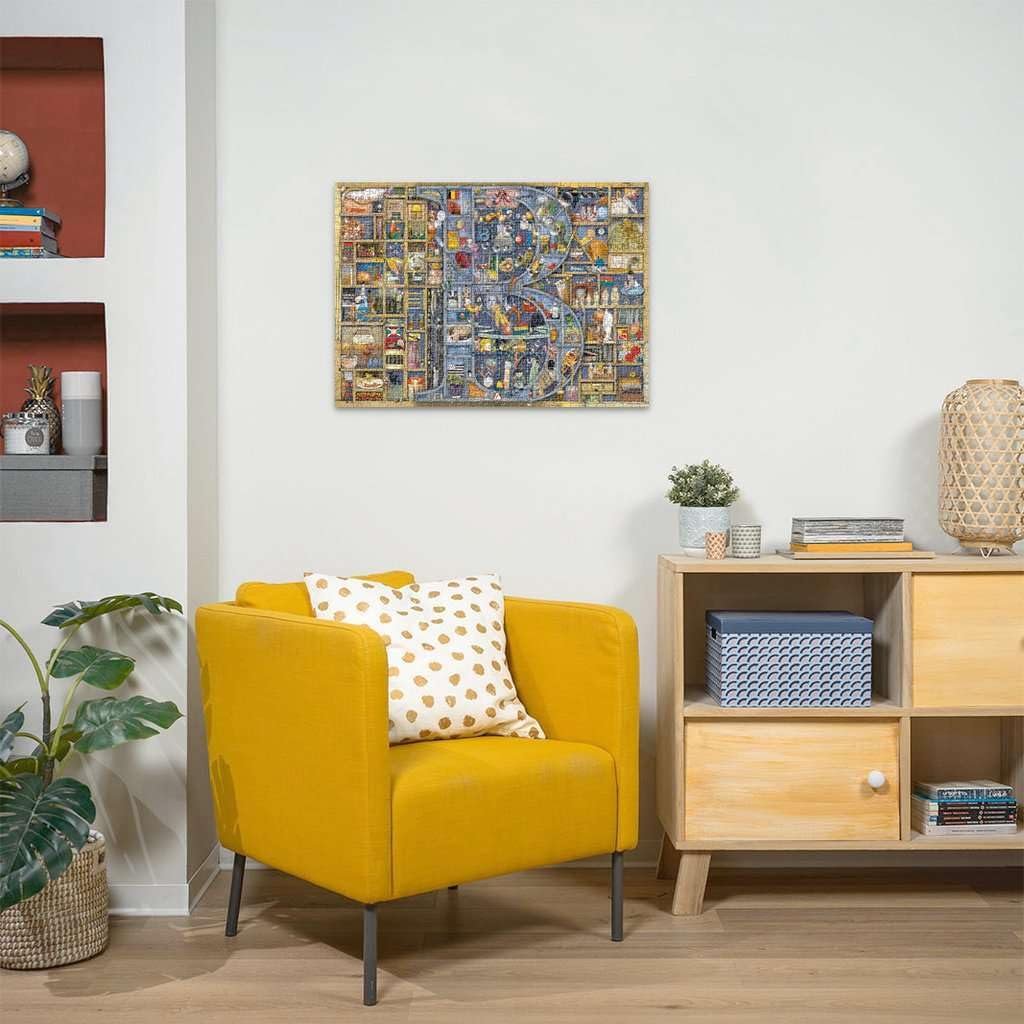 Пазл Ravensburger 12000327 "Чудовий алфавіт: Літера B" 1000 елементів, фото №4