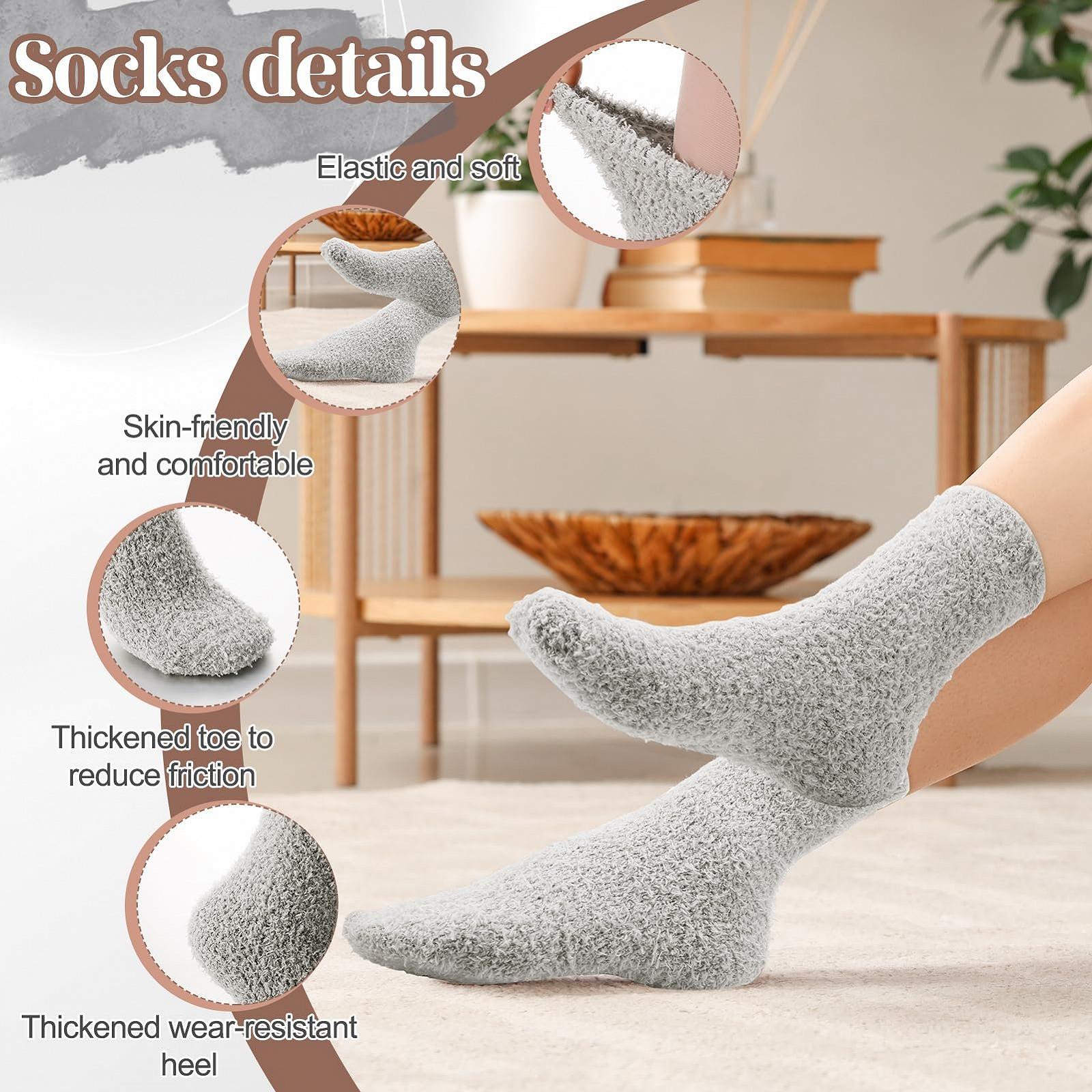 Носки Женские Мягкие, 6 пар, 38-42, Теплые Зимние Носки, фото №3