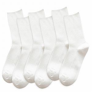 Женские носки Crew 3 пары Хлопок Премиум вязаные Милые эстетичные спортивные носки для повседневной носки Белый - Фото 1