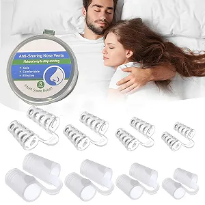 Розширювач для носа від хропіння, багаторазовий пристрій, 8 шт - Фото 1