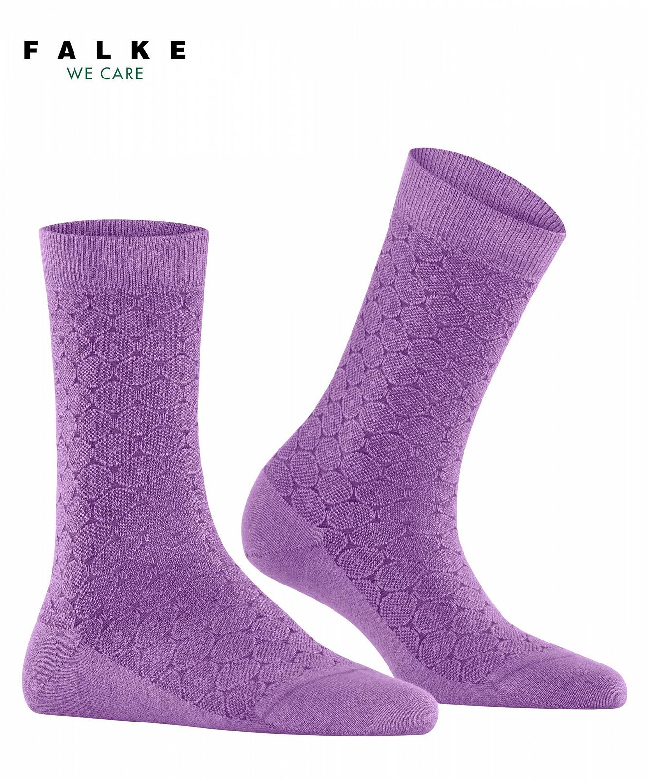 Носки FALKE Tactile Dot Дышащие, регулирующие климат, препятствующие возникновению запаха, из экологичного хлопка и шерсти, с узором 1 пара, фото №3