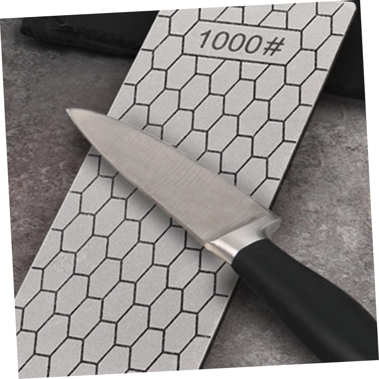 Набір інструментів для заточування ножів із 3 предметів круглий двосторонній з ручкою Diamond Silver, фото №5