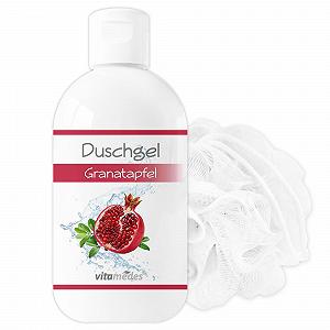 Гель для душу Pomegranate Mild Cleansing з великою губкою (Pomegranate) - Фото 1