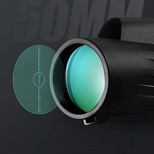 Монокль DERBUT 40x60 Компактне Потужне Водонепроникне Призма Чорний synthetic.ua - Фото 1