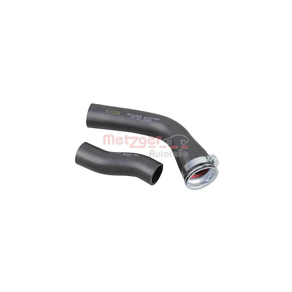 Шланг інтеркулера METZGER 2400780 для ALFA ROMEO турбокомпресор, фото №1