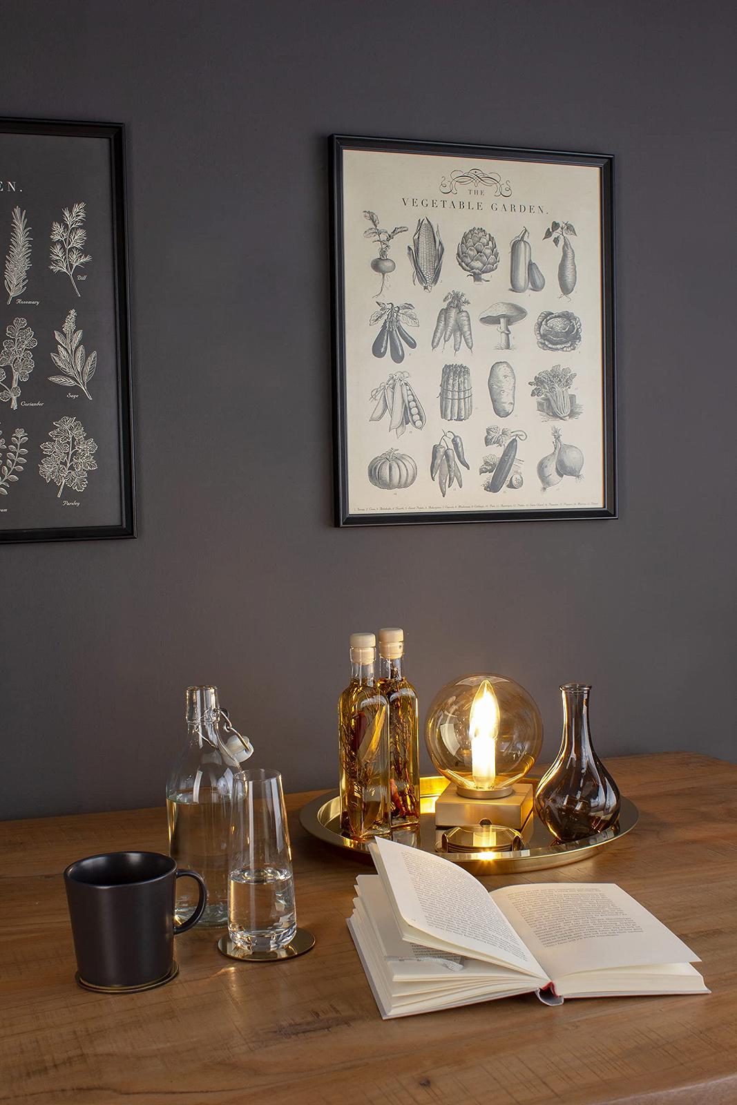 Настольная лампа Eco-Light Leuchten Pluto E14 Матовое золото, фото №3