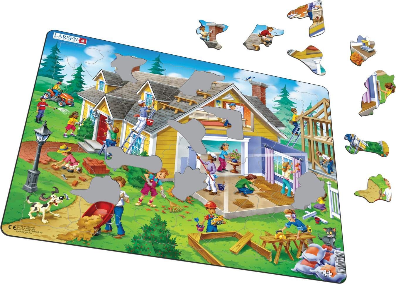 Пазл Larsen House 62 деталі Frame Jigsaw Puzzle, фото №6 Пазл Larsen House 62 деталі Frame Jigsaw Puzzle, фото №6