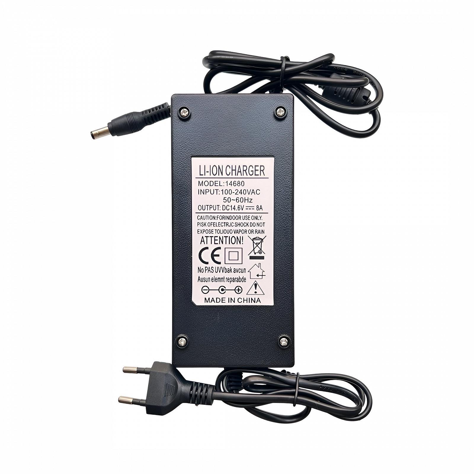 Зарядное устройство для аккумулятора Li-Ion 14.6V 8A, фото №1