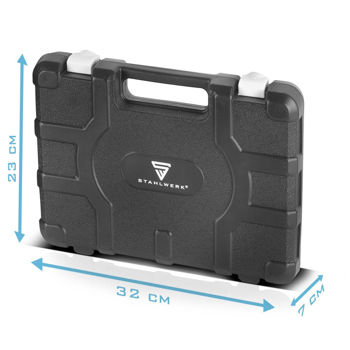 Ящик для инструментов STAHLWERK DIY HTS-66 ST Tool Box 65-предметный набор инструментов Отвертки Держатель для бит И набор бит, фото №5