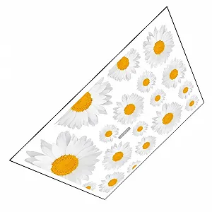 Наклейка на стіну White Small Flowers Квіти Самоклеюча Білий - Фото 1