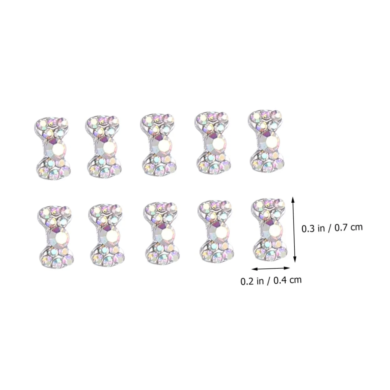 Украшения для ногтей Бантик COHEALI 20 шт., фото №8