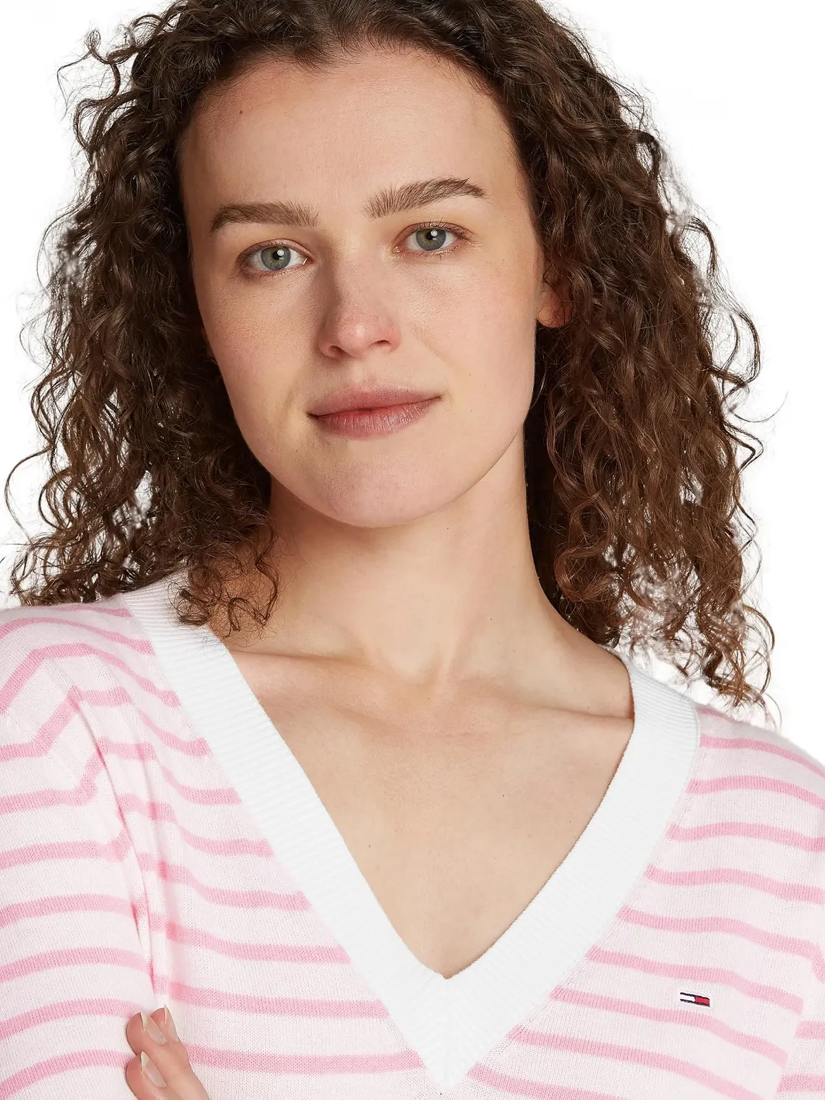 Джемпер Tommy Jeans V-образный вырез Женский, фото №3 Джемпер Tommy Jeans V-образный вырез Женский, фото №3