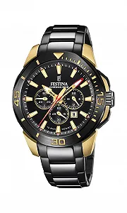 Часы Festina Special Editions Мужские Черные Браслет из нержавеющей стали 316l - Фото 1