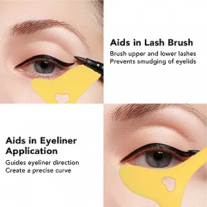 Шаблони для підводки очей Інструмент-силікон для макіяжу synthetic.ua - Фото 1