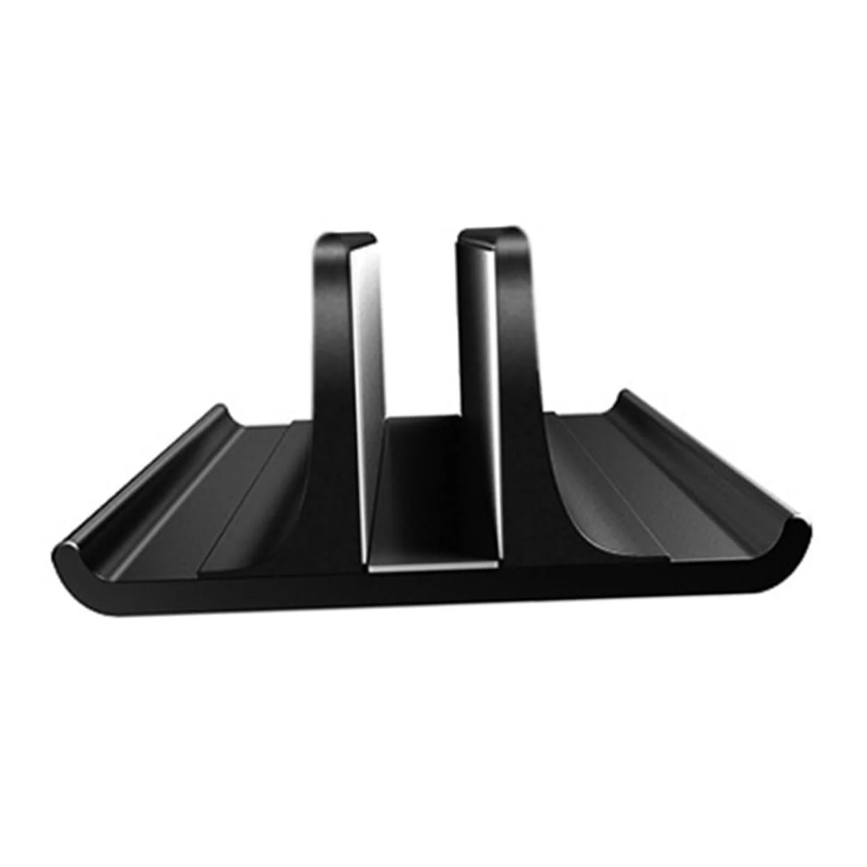 Вертикальна підставка для ноутбука Алюміній Охолоджуюча з нержавіючого легкого металу Нековзна, фото №1