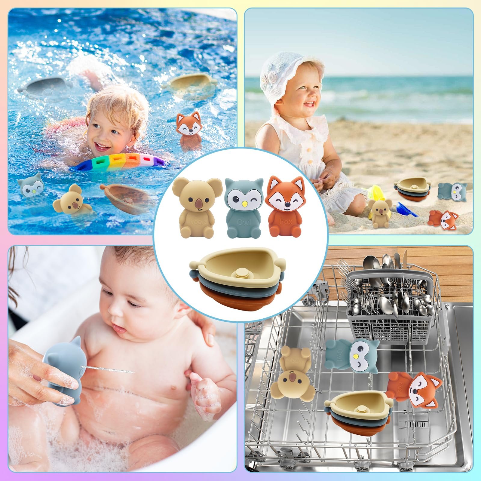 Іграшка для ванни Набір з 6, фото №7