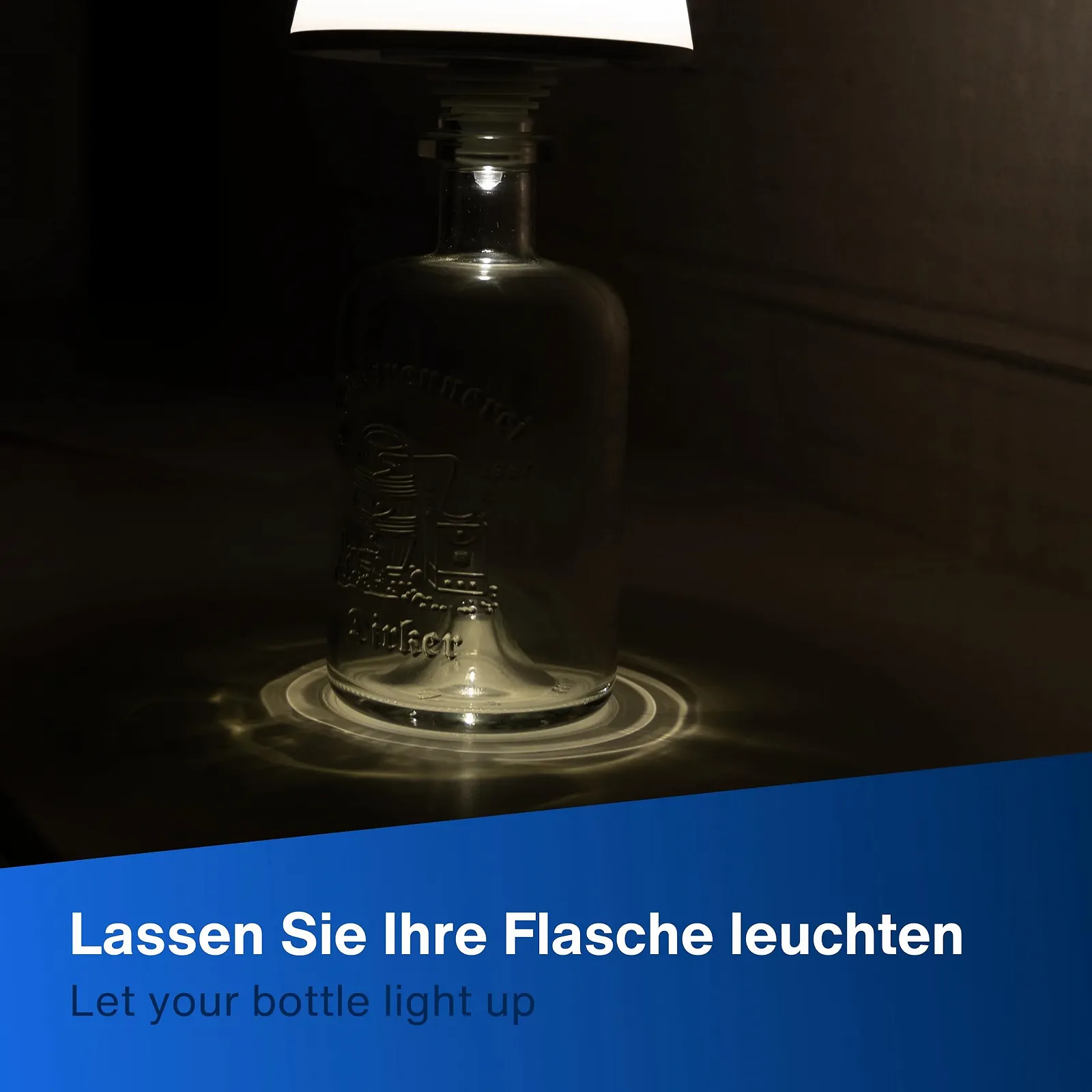 Настільна лампа REV LAMPRUSCO LED акумуляторна для пляшок бездротова 130 Лм 2 Вт 4000 мАг димована IP54, фото №7