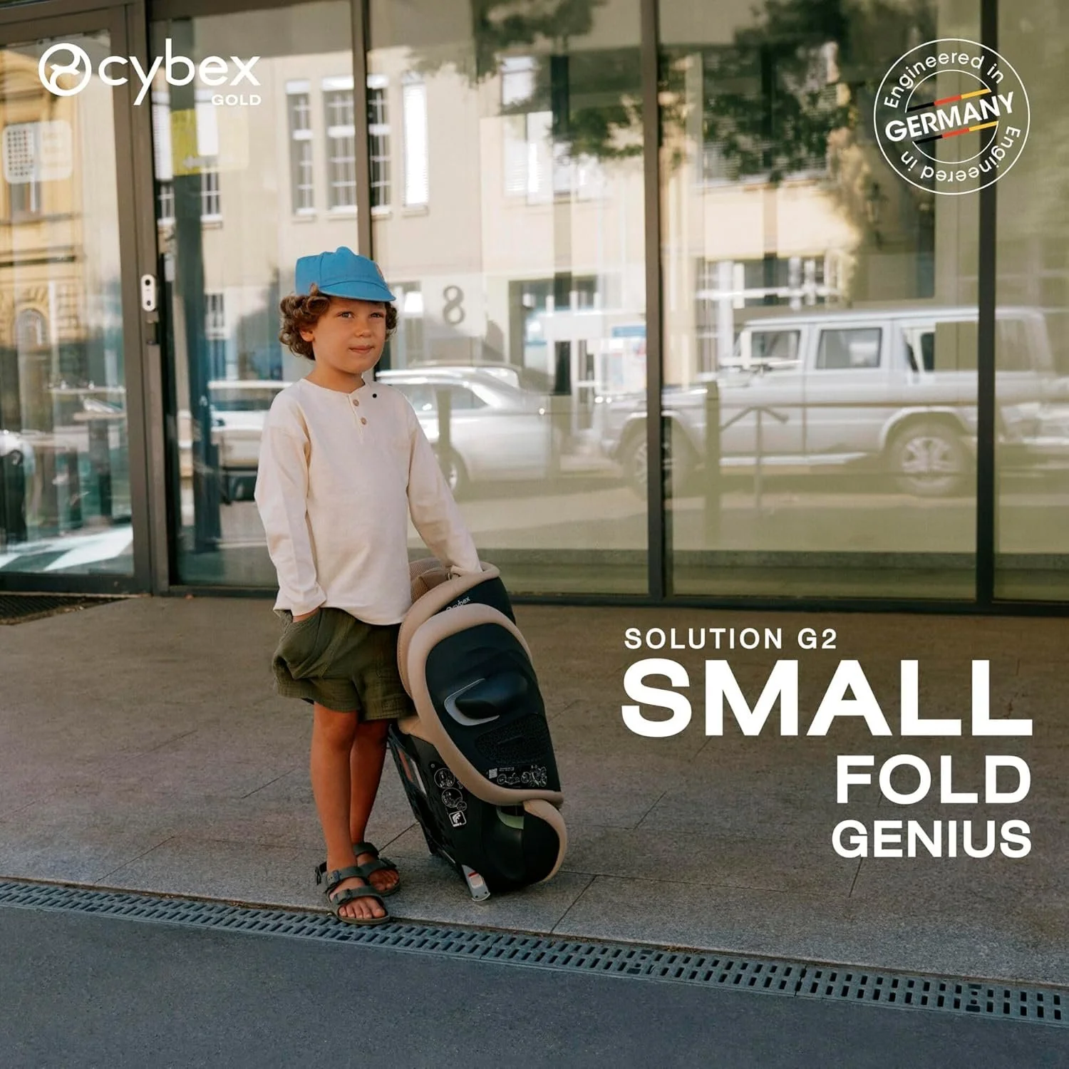 Детское автокресло CYBEX Gold Solution G2 Plus / 100–150 см / Макс. 50 кг / Миндально-бежевый, фото №9 Детское автокресло CYBEX Gold Solution G2 Plus / 100–150 см / Макс. 50 кг / Миндально-бежевый, фото №9