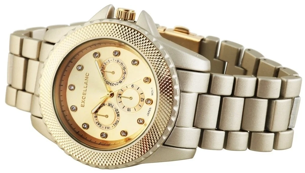 Годинник Excellanc Кварцовий 150904000011 з Металевим Ремінцем, фото №2