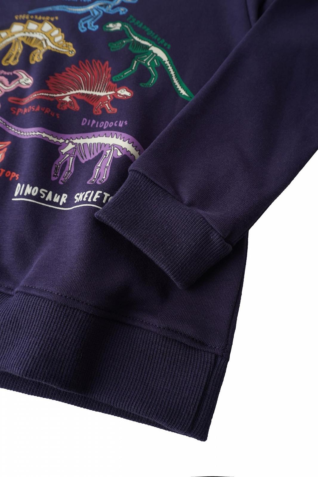 Дитячий світшот Alleen Бавовна, фотолюмінесцентний малюнок акули та динозавра, фото №6 Дитячий світшот Alleen Бавовна, фотолюмінесцентний малюнок акули та динозавра, фото №6