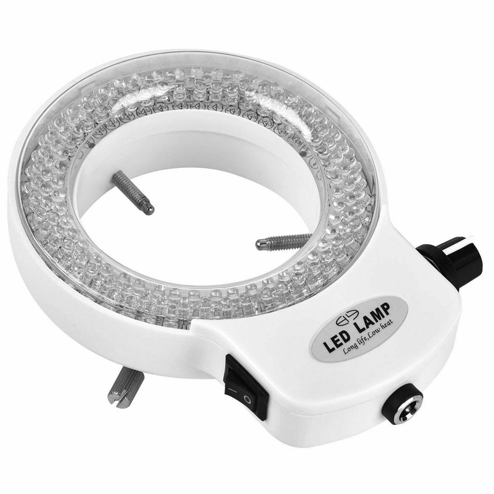 LED Лампа підсвічування для мікроскопа Akozon 144 LED, регульована яскравість, кільцева лампа для стереомікроскопа та камери (EU Plug), фото №8