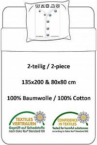 Постільна білизна BrandMac Football, наволочка 80 x 80 см та підковдра 135 x 200 см, 100% бавовна synthetic.ua - Фото 1