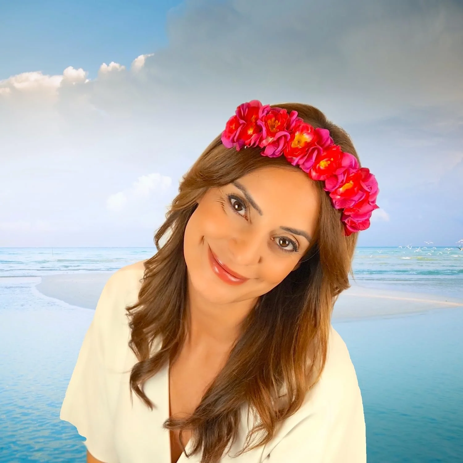 Обруч Квітка Fuchsia з Фіолетовими Квітами, фото №2