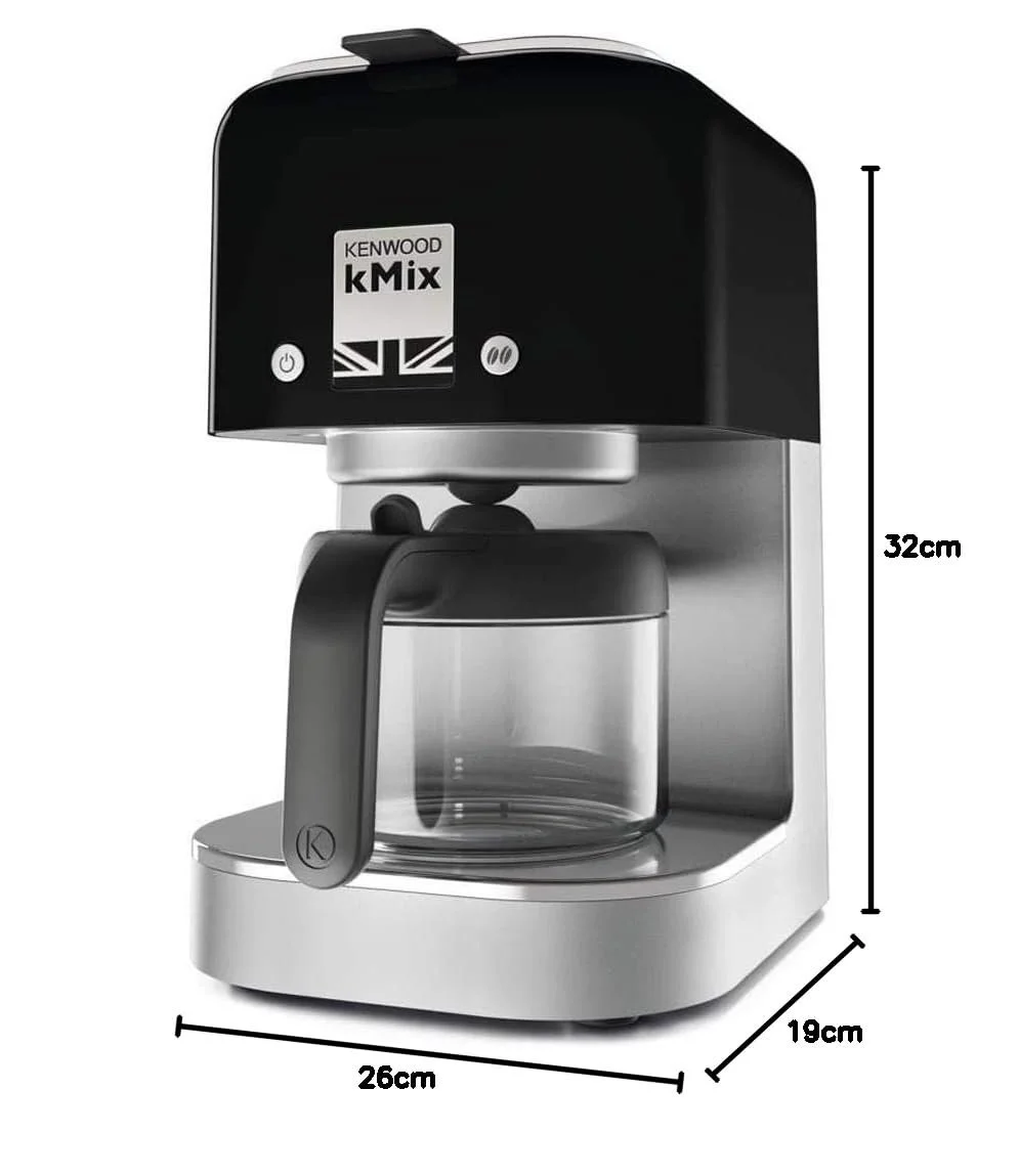 Капельная кофеварка Kenwood kMix 0.84 л 6 чашек Черная, фото №2