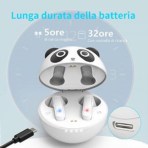 Наушники Amaface Bluetooth Mini Bluetooth 5.0 32 часа воспроизведения USB C IPX5 стерео Спортивные Работа synthetic.ua - Фото 1