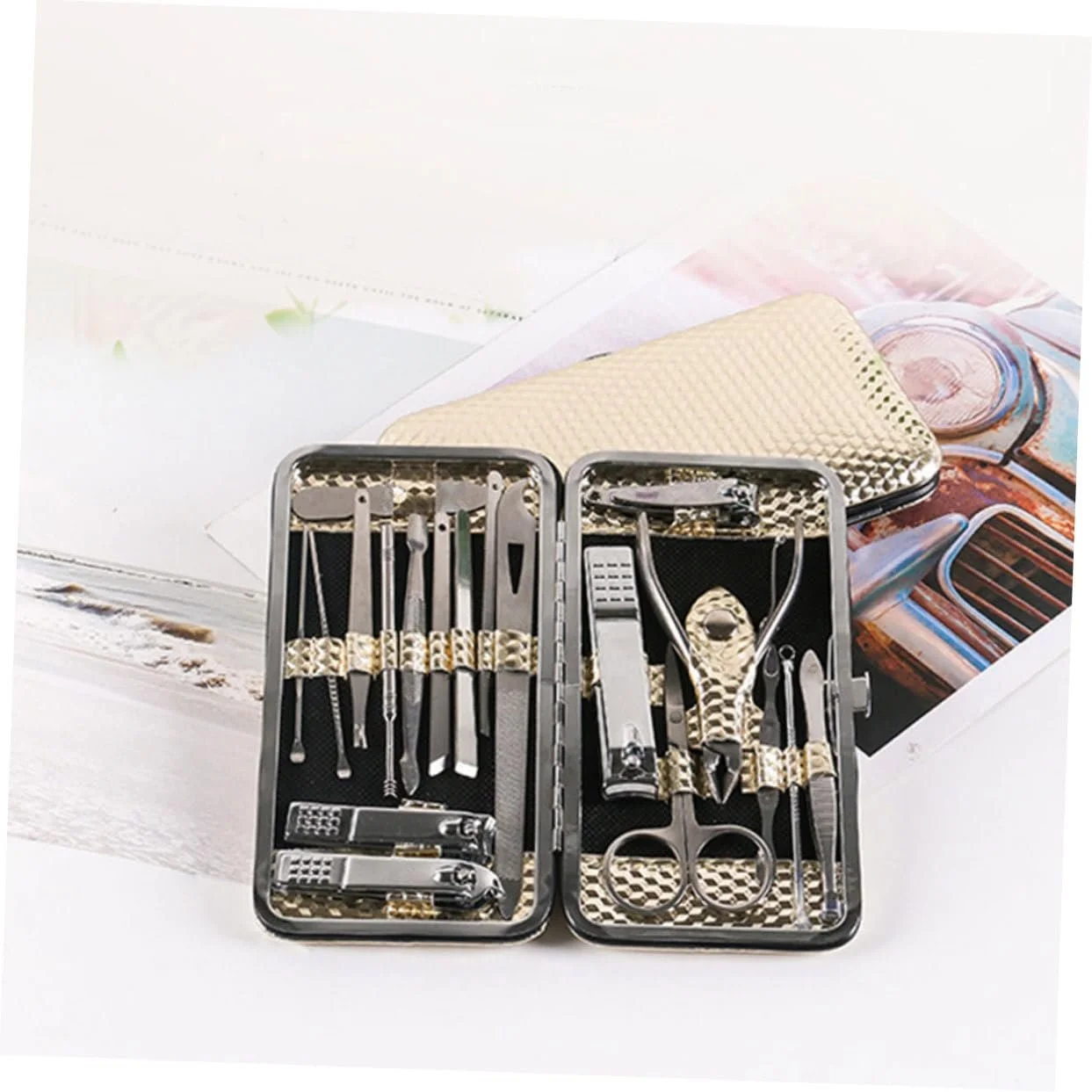 Набор для маникюра CALLARON 19 предметов, фото №3