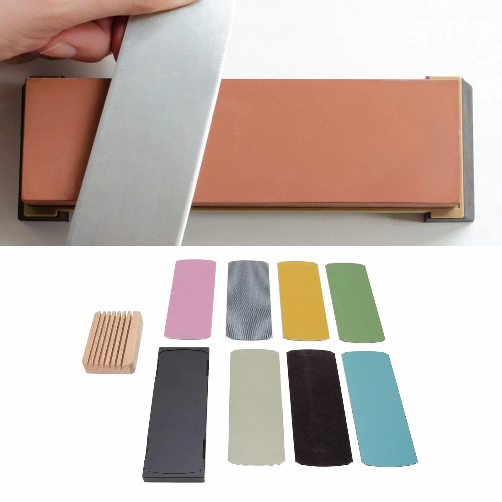 Магнитная алмазная точилка для ножей с 7 шлифовальными листами, фото №3