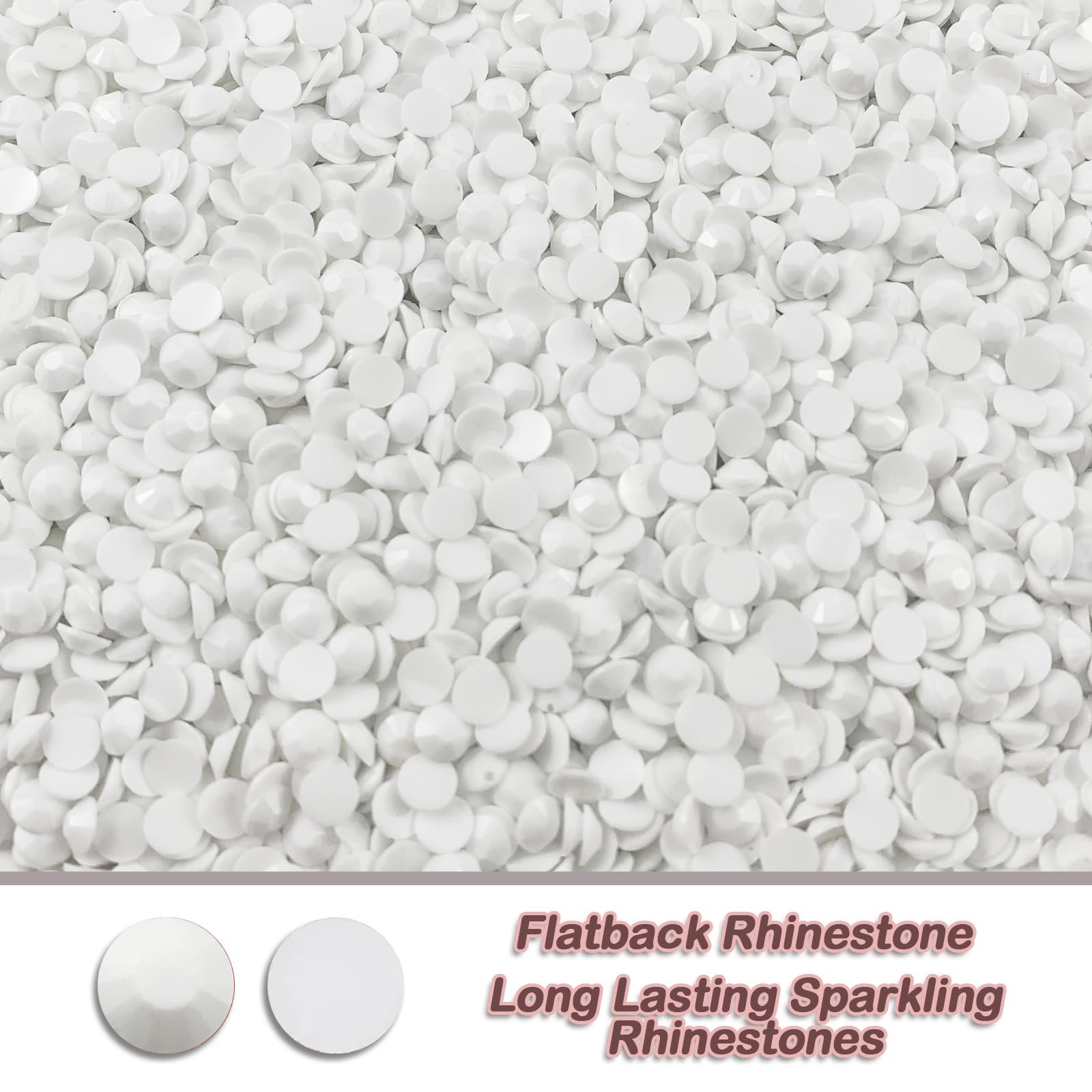 Стрази Білі 3 мм, 5000 шт., фото №3