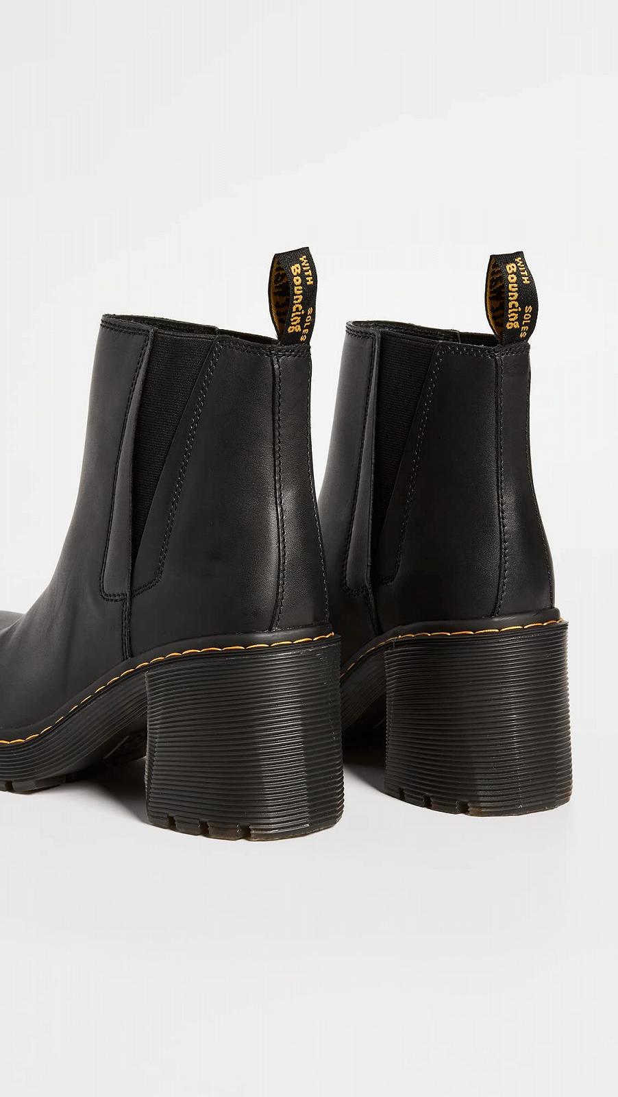 Челсі Dr. Martens Черевики жіночі Combat Boots, чорний, фото №3