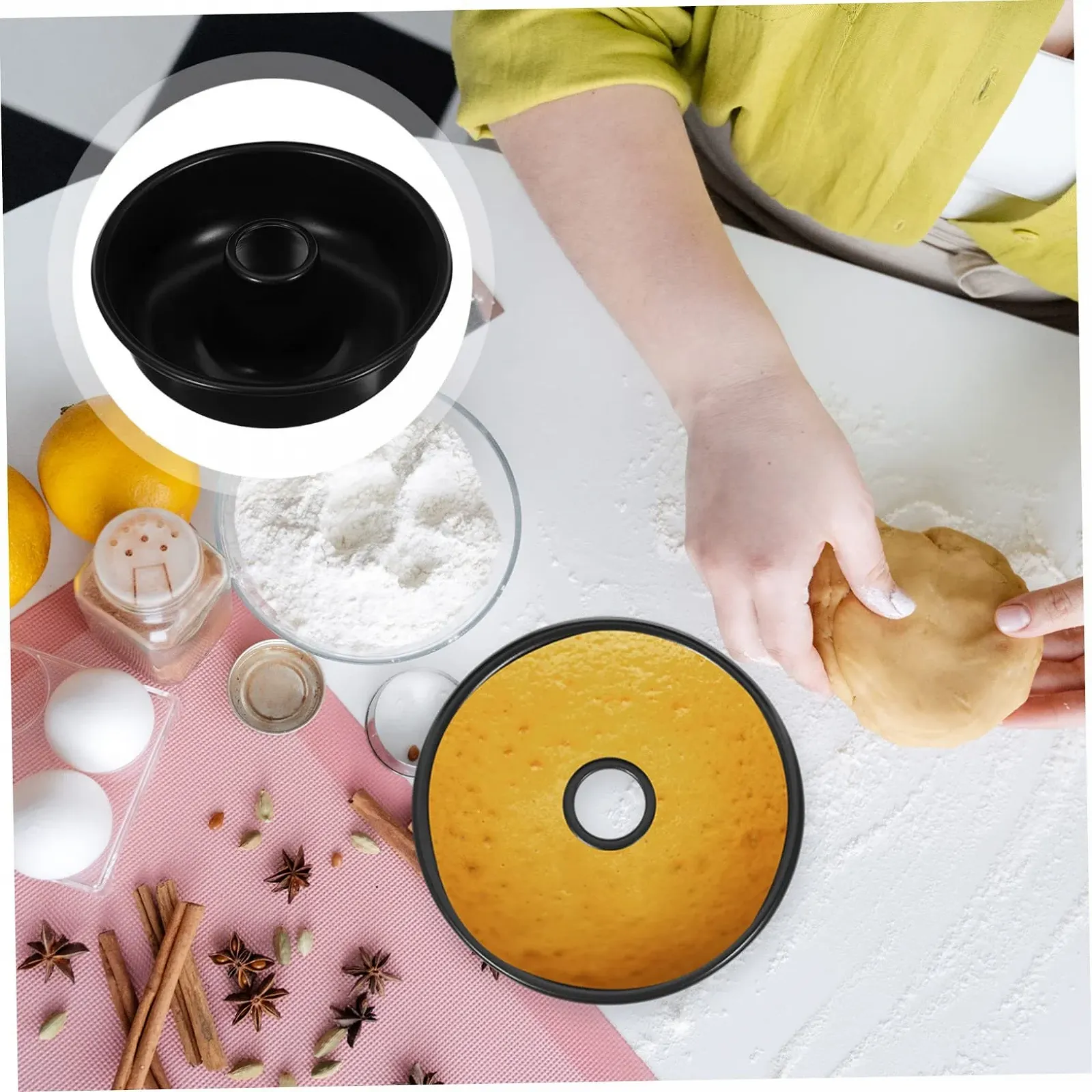 Форма для выпечки пончиков balacoo из алюминиевого сплава с антипригарным покрытием, фото №4