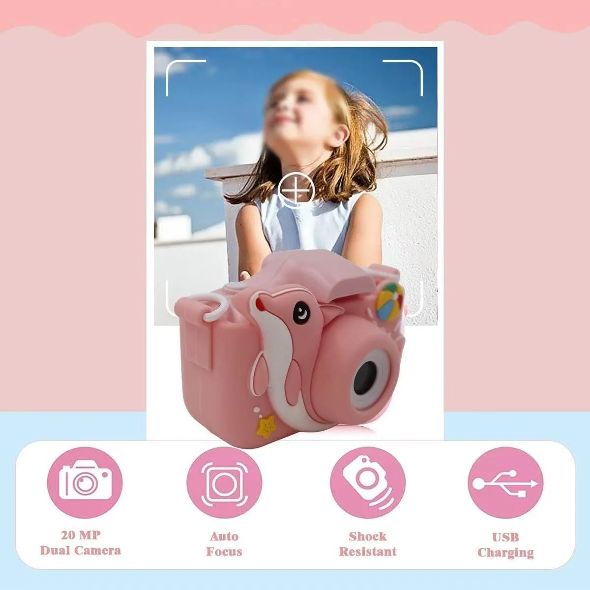 Детская фотокамера X2 Mini-DSLR HD, фото №6