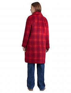 Пальто Street One довге в клітинку synthetic.ua - Фото 1