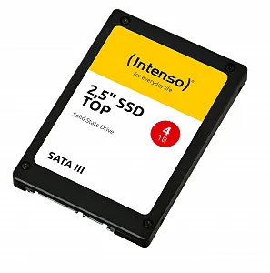 Внутрішній SSD накопичувач Intenso Top 4ТБ 2.5" SATA III 550МБ/с Чорний - Фото 1