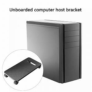 Подставка для компьютера-хоста с колесами, под мейнфреймы, для планшета, подвижная подставка, офисная подставка, без люнета, компьютерная подставка synthetic.ua - Фото 1